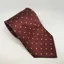 Equetech Junior Polka Dot Tie - Burgundy/Gold